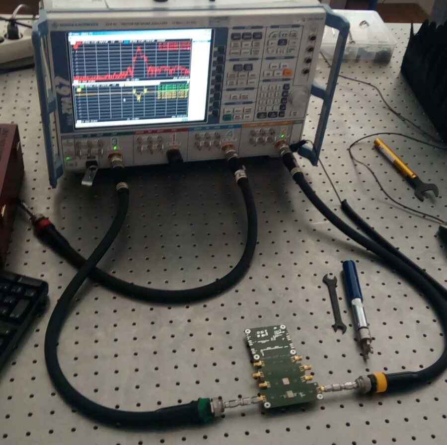 RF measurement and verification setup